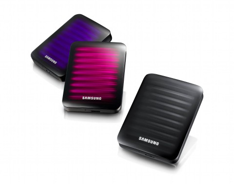 Premium-Serie von Samsungs portablen Festplatten mit USB 3.0